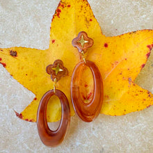 Carica l'immagine nella galleria, orecchini "douce Luce" caramello