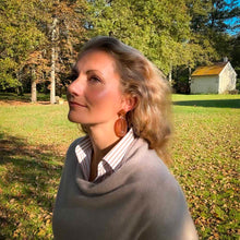 Carica l'immagine nella galleria, orecchini "douce Luce" caramello