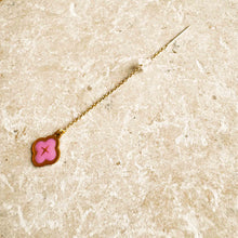 Carica l'immagine nel visualizzatore di Gallery, Laccio unico in corda micro quadrilobo rosa