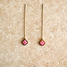 Carica l'immagine nel visualizzatore di Gallery, Laccio unico in corda micro quadrilobo rosa