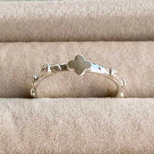 Upload image to gallery, one-decade rosary with roses - Silver