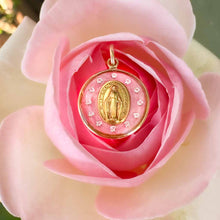 Charger l'image dans la galerie, Mini miraculeuse couronnée d'étoiles - rose