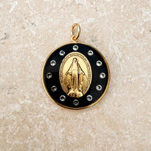 Upload image to gallery, Great Miraculous Medal crowned with black stars