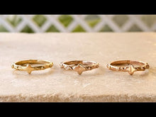 Charger et lire la vidéo dans la visionneuse de la Galerie, Dizainier aux roses - Or jaune