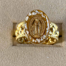 Load image into Gallery viewer, Golden Miraculous Medal Ring