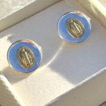 Carica l'immagine nella galleria, Gemelli con Medaglia Miracolosa argento
