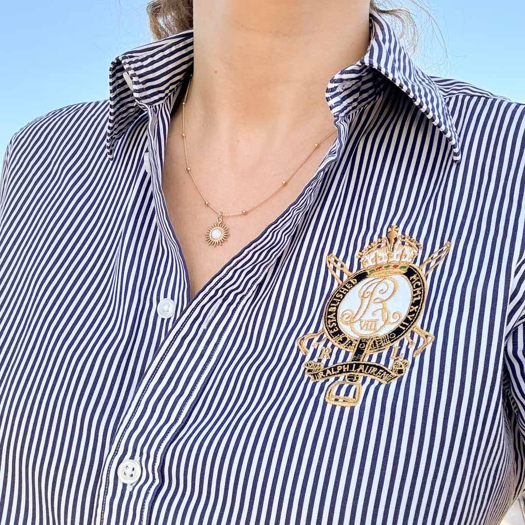 Fleur Nabert créations Small sun monstrance medal MetaobjectListDrop