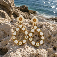 Charger l'image dans la galerie, Boucles Sol Invictus ivoire
