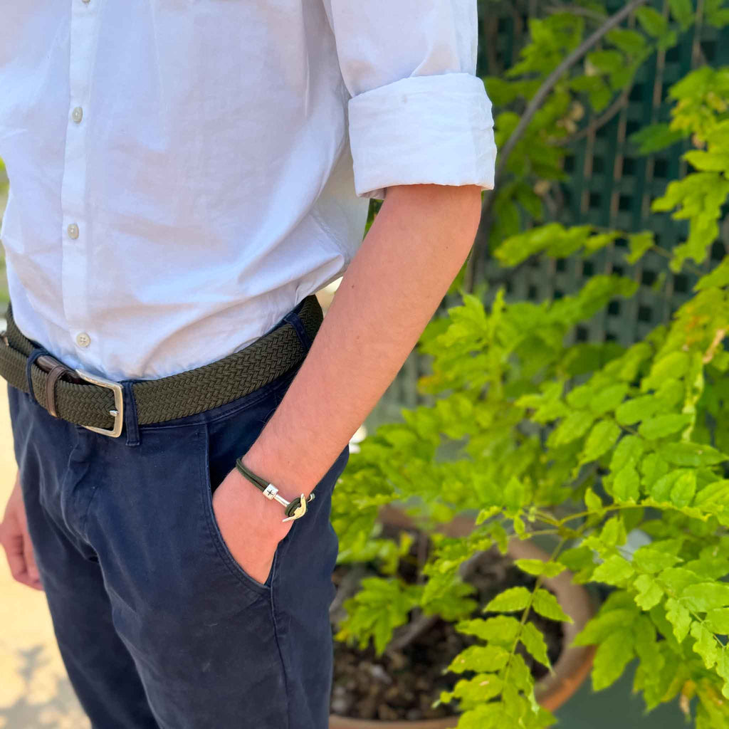 Fleur Nabert créations Bracelet Invincible Espérance - Kaki MetaobjectListDrop