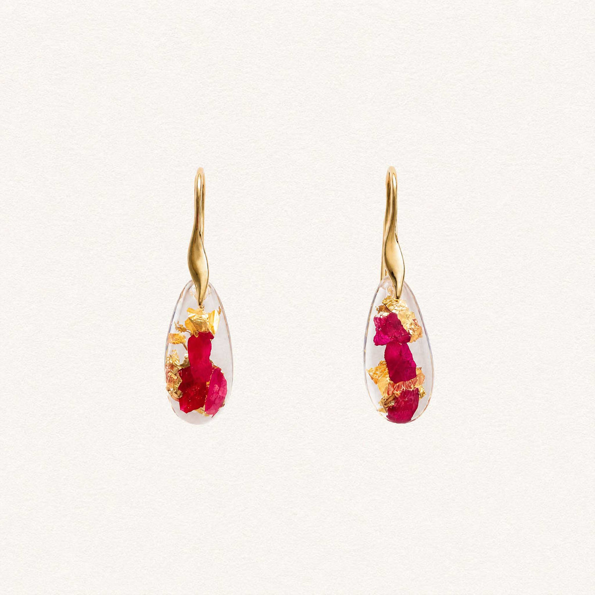 Rose Petite Drop Earrings