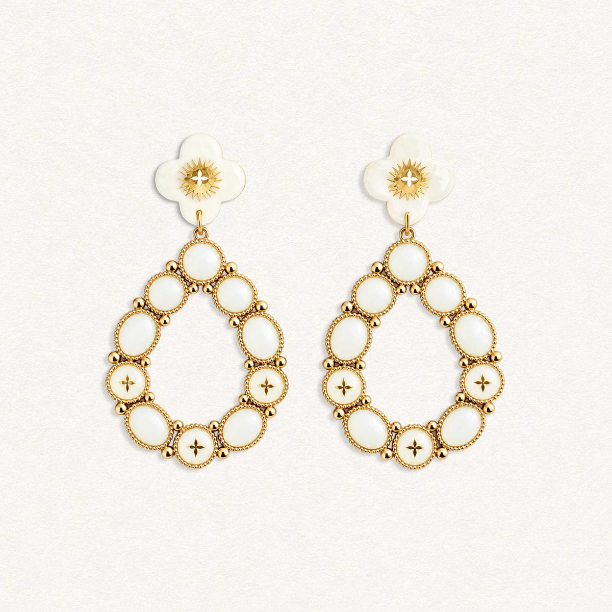 Sol Invictus Ivory Earrings
