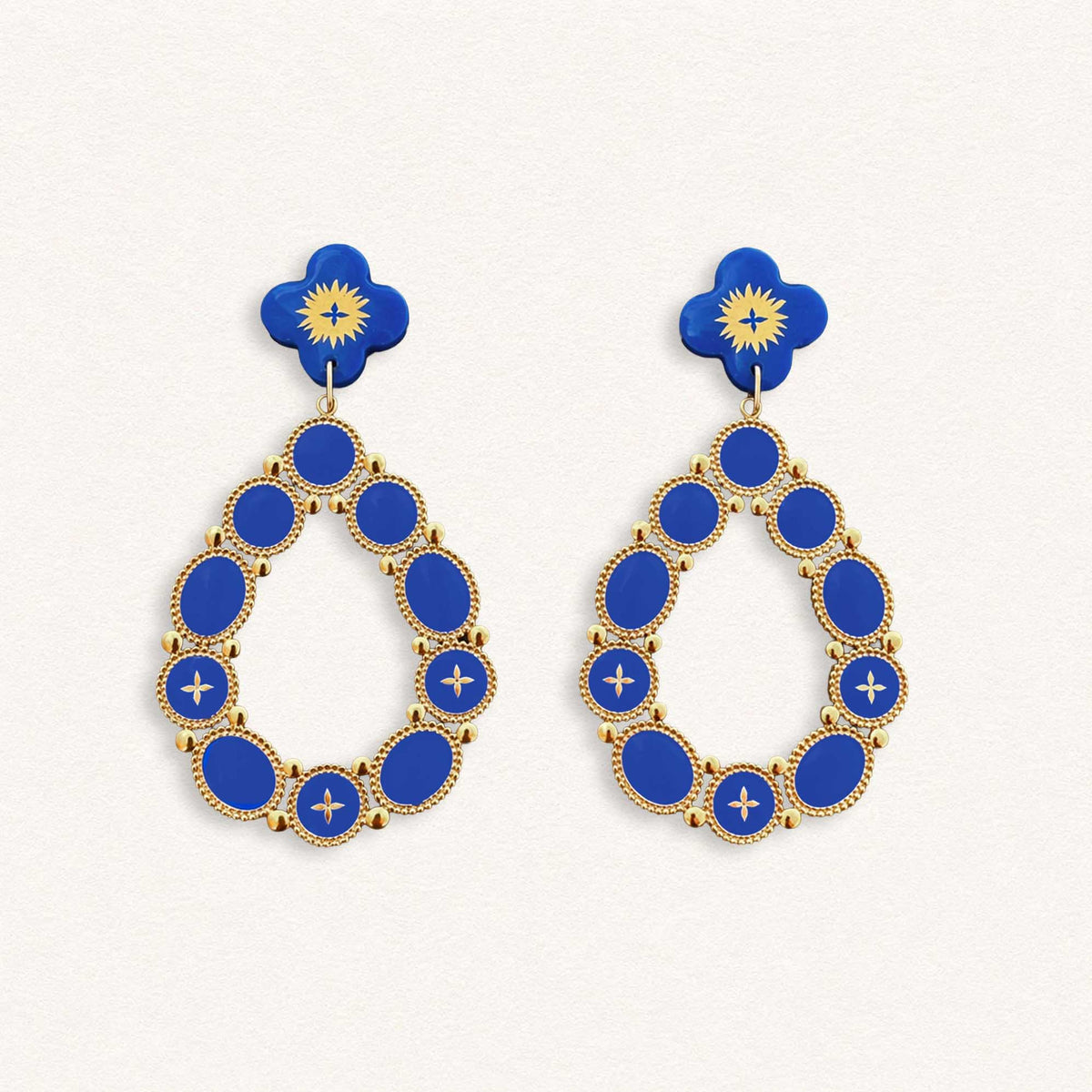 Sol Invictus Earrings - Blue