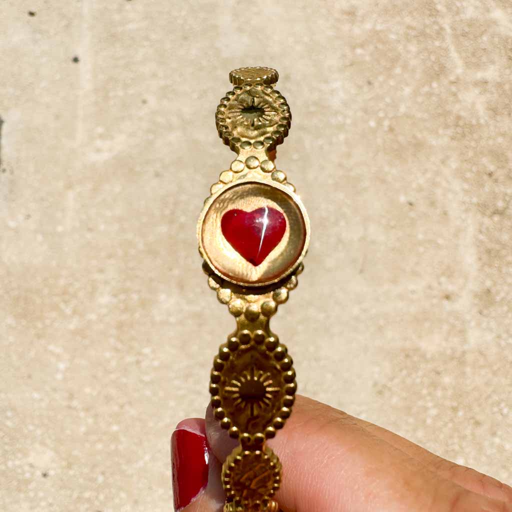 Fleur Nabert creations Bracelet d'encouragement « L'amour peut tout » MetaobjectListDrop