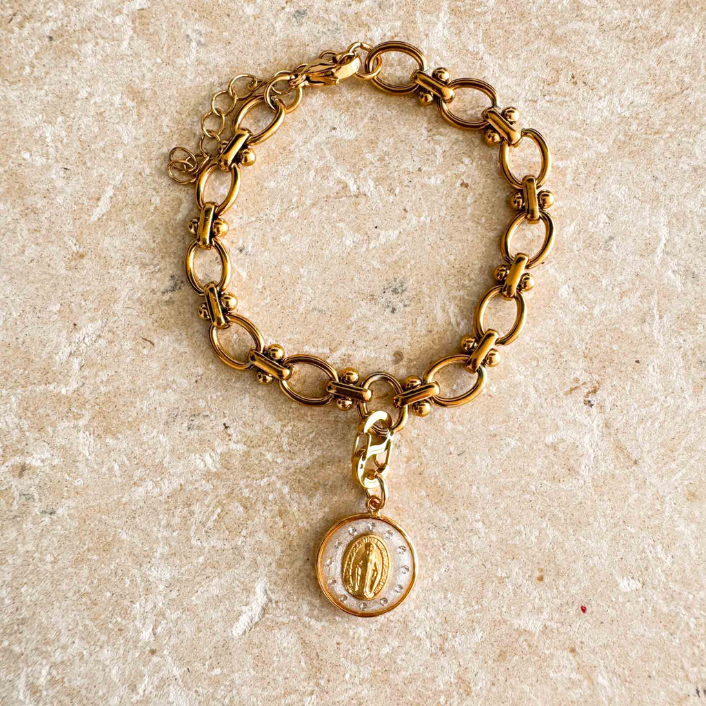 Fleur Nabert créations Bracelet Maille + attache magique MetaobjectListDrop