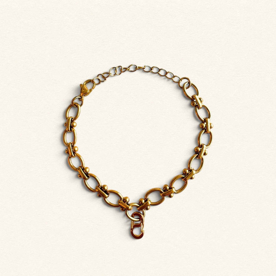 Bracelet Maille + attache magique