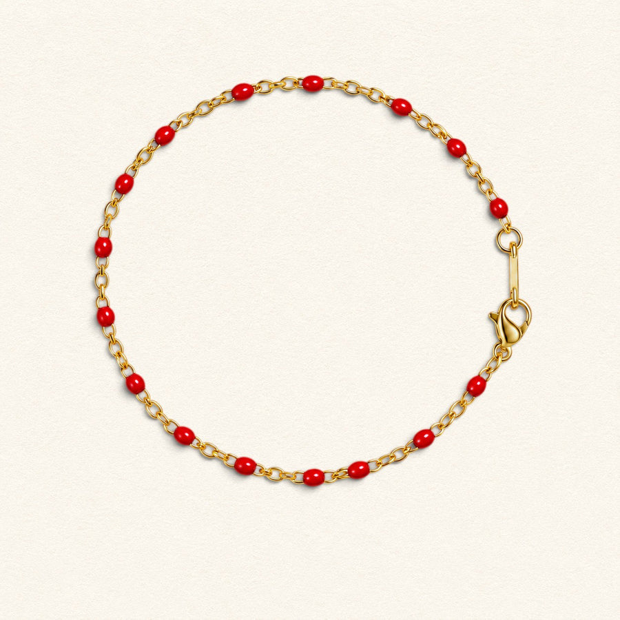 Bracelets chaîne de couleur