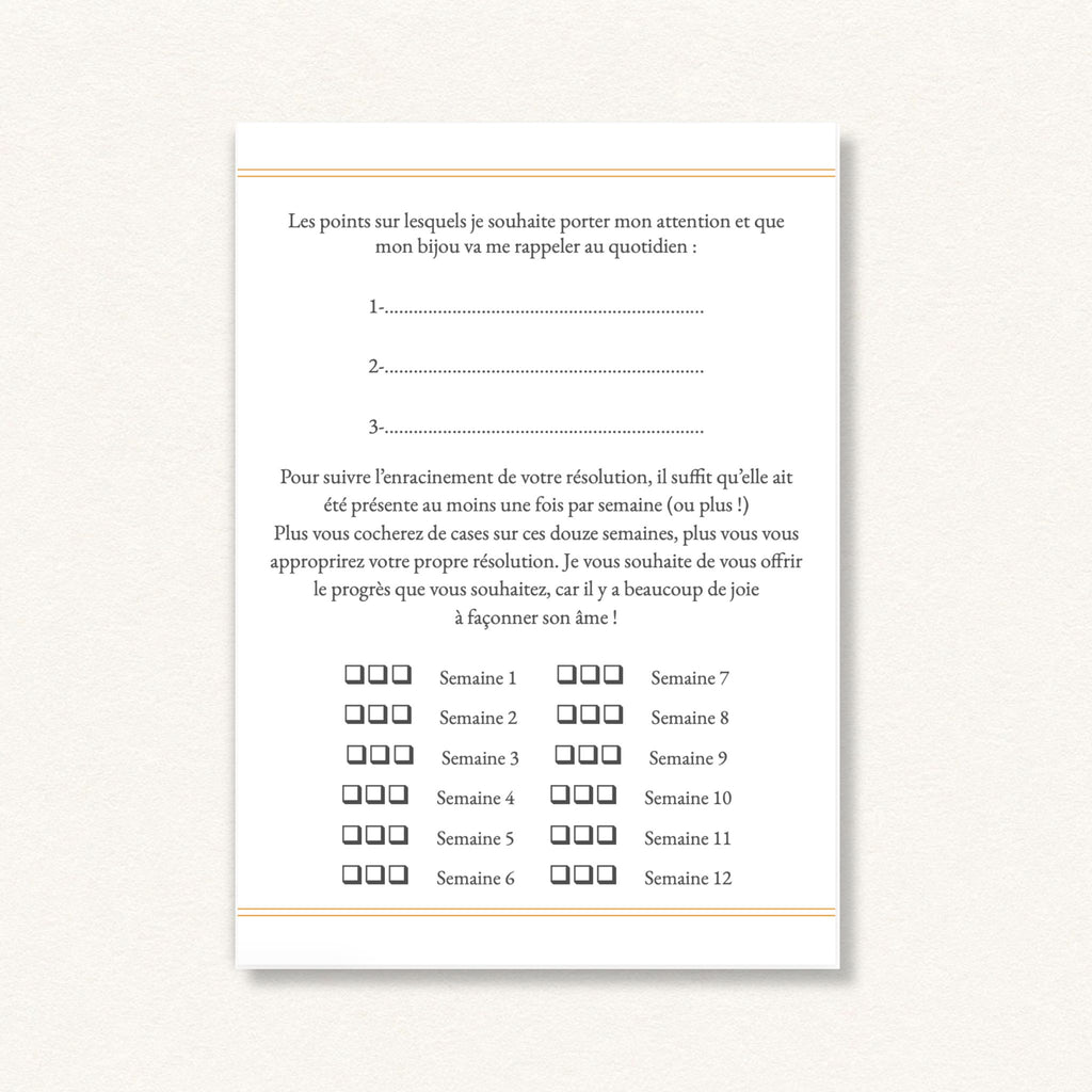 Fleur Nabert créations Card "A Jewel for the Progress of the Soul" MetaobjectListDrop