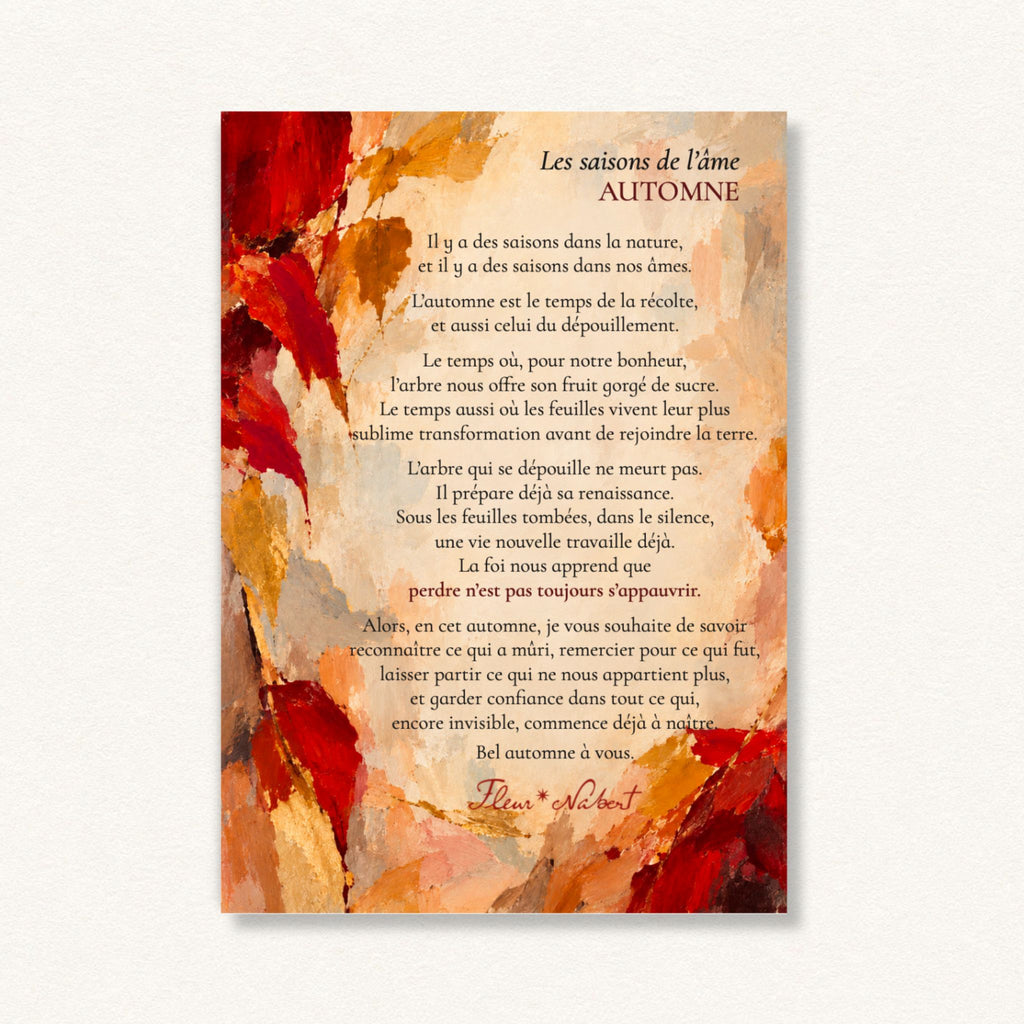 Fleur Nabert créations Map of the seasons of the soul « Autumn » MetaobjectListDrop