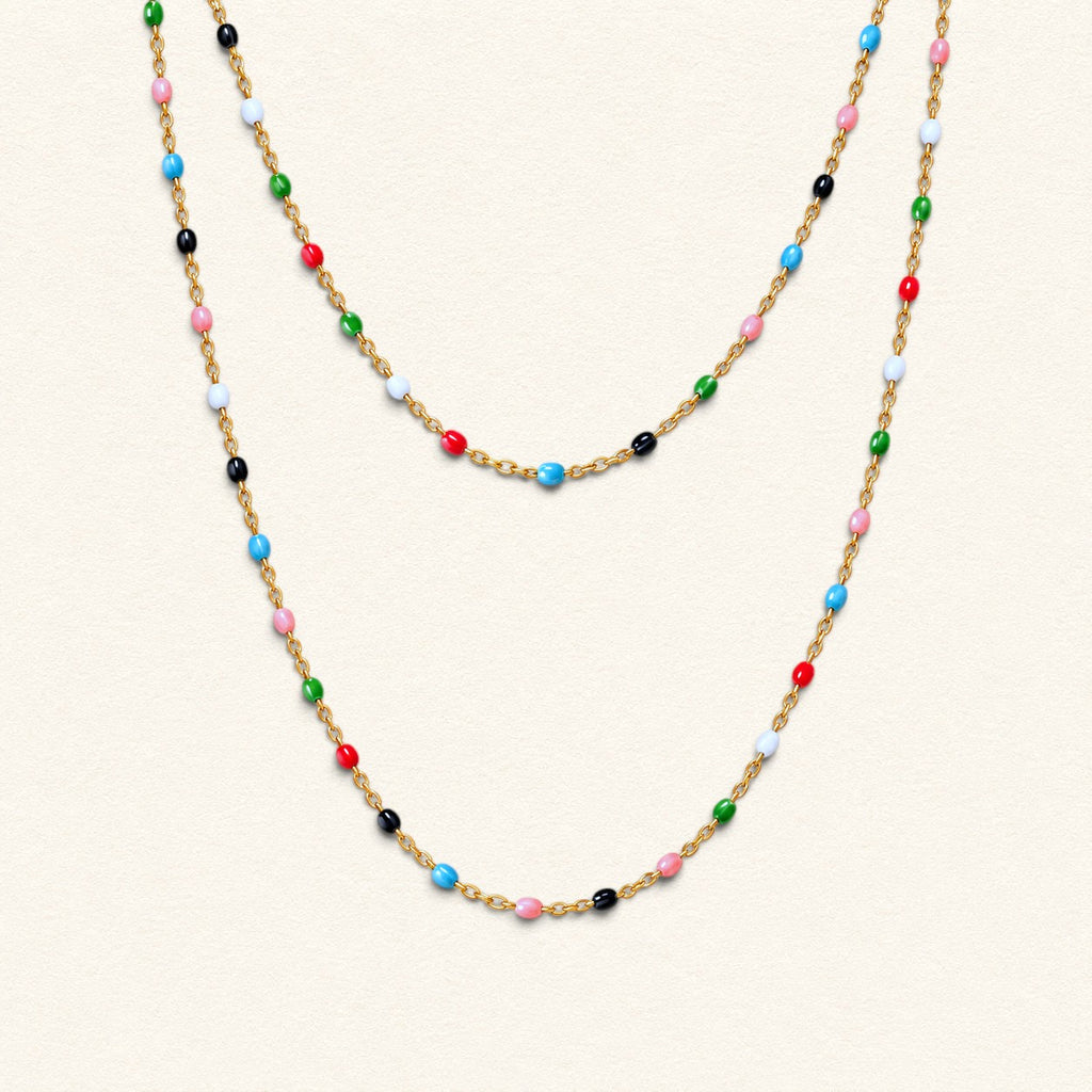 Fleur Nabert créations Long Multicolored Chains MetaobjectListDrop