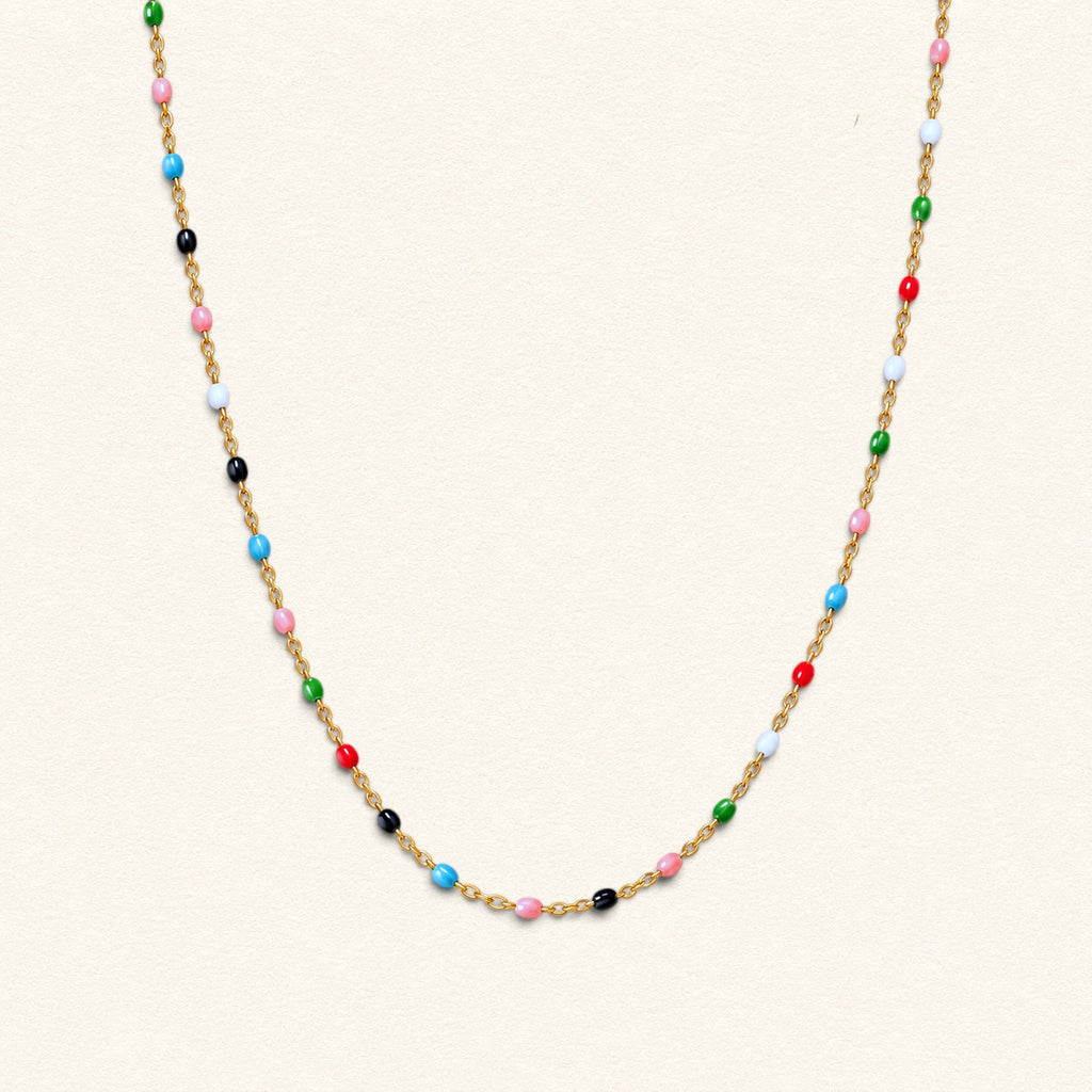Fleur Nabert créations Short colored chains MetaobjectListDrop