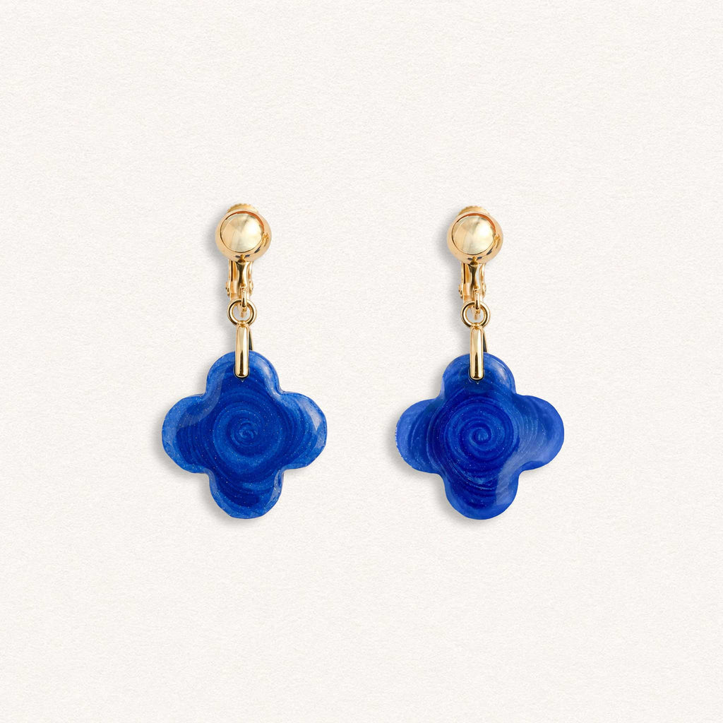 Fleur Nabert créations Celestial Earrings - Gold Setting MetaobjectListDrop