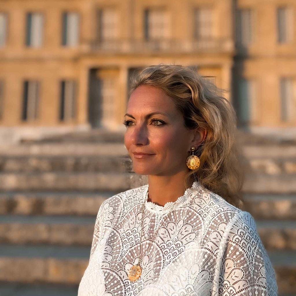 Fleur Nabert créations Boucles d'oreilles Miraculeuse Terrazzo MetaobjectListDrop