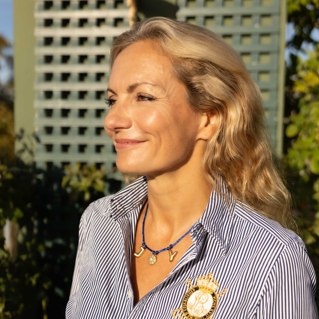 Fleur Nabert créations JOY Necklace - Royal Blue MetaobjectListDrop