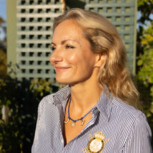 Lade das Bild in den Galerie-Viewer, Collier JOY bleu roi
