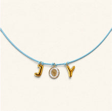 Lade das Bild in den Galerie-Viewer, Collier JOY bleu ciel
