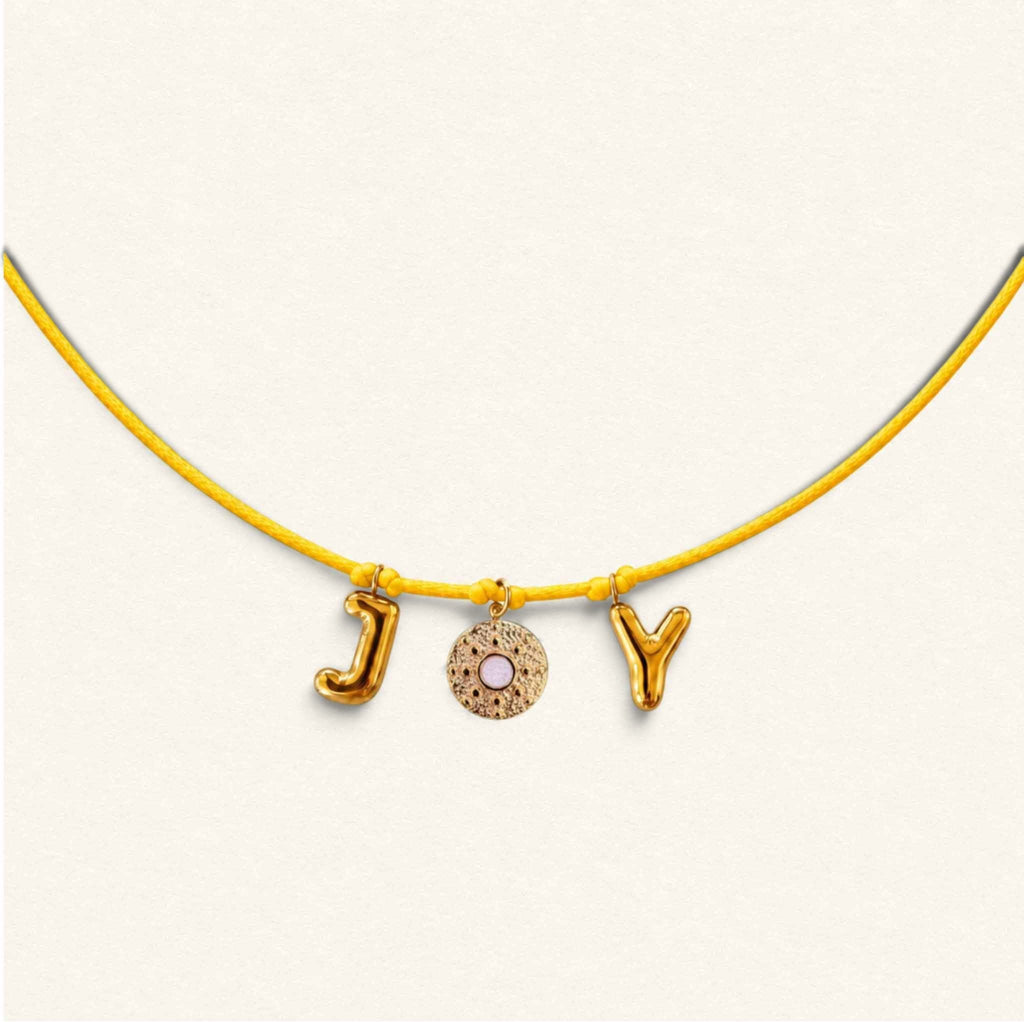 Fleur Nabert créations Collier JOY - Jaune MetaobjectListDrop