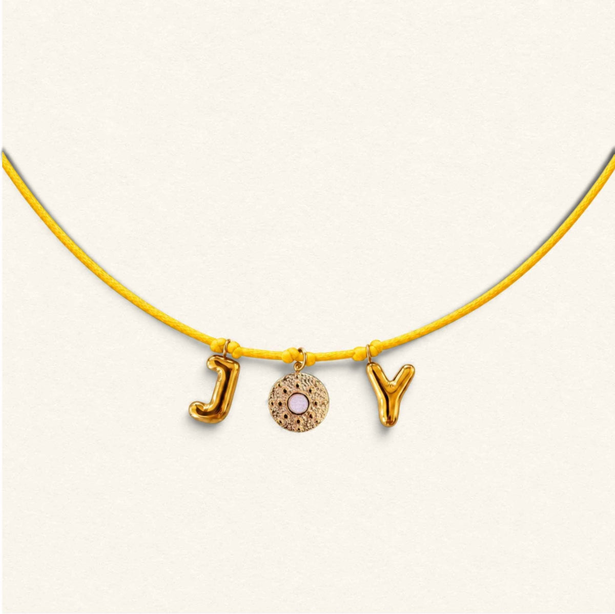 JOY Necklace - Yellow
