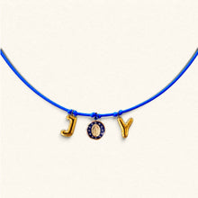 Lade das Bild in den Galerie-Viewer, Collier JOY bleu roi
