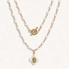 Charger l'image dans la galerie, Collier  Médaille Miraculeuse - blanc
