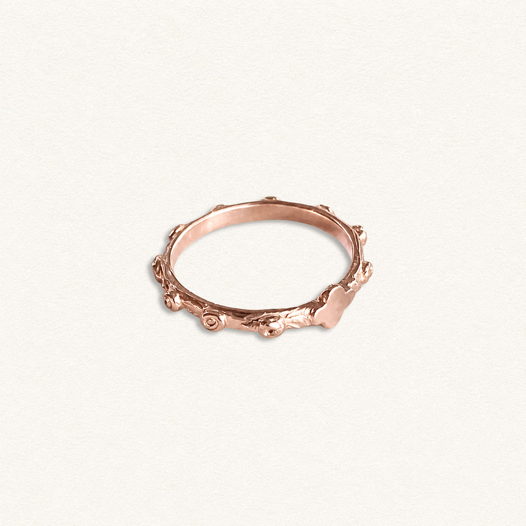 fleur Nabert créations Rose Rosary - Rose Gold MetaobjectListDrop