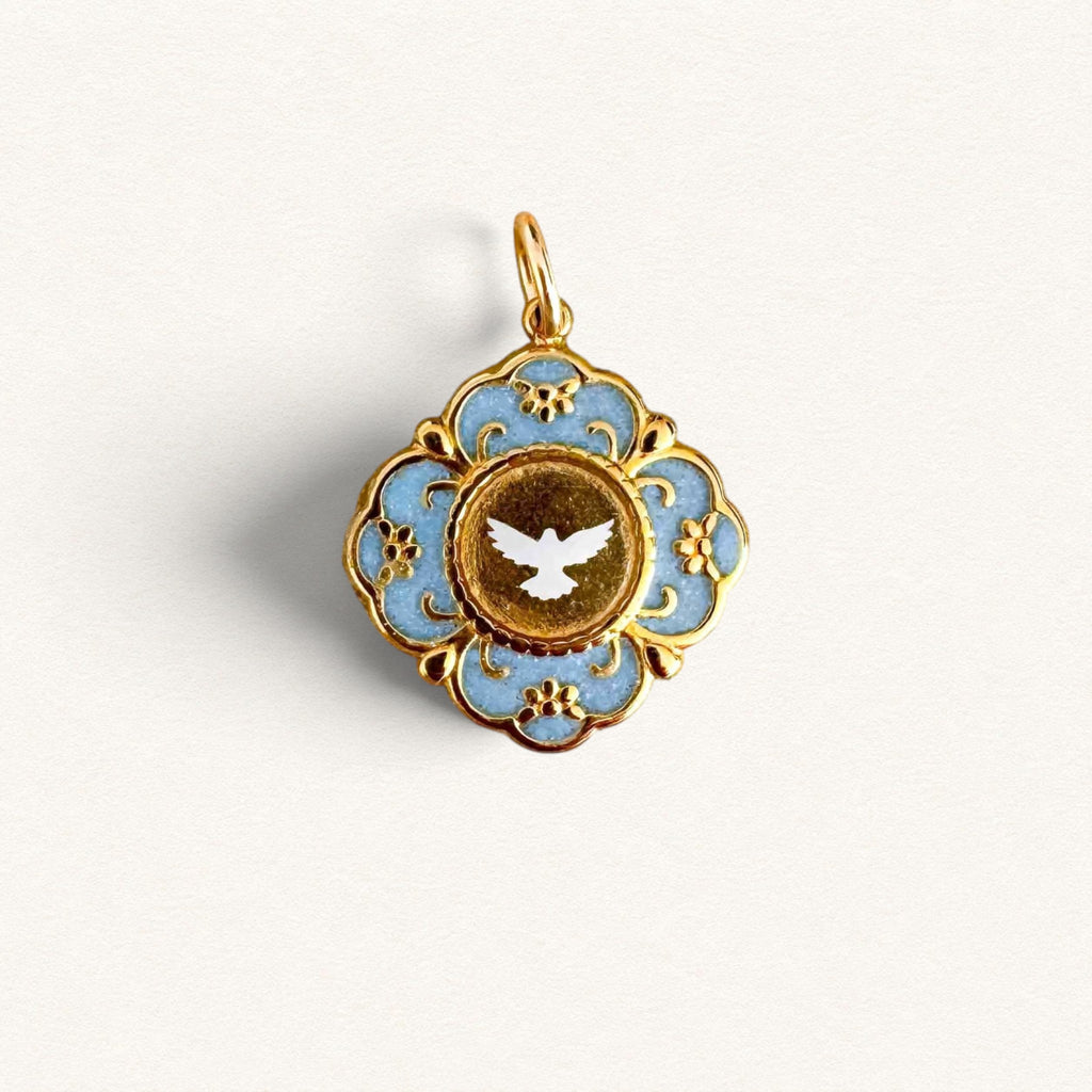 Fleur Nabert créations Médaille Précieuse Colombe - Ciel MetaobjectListDrop
