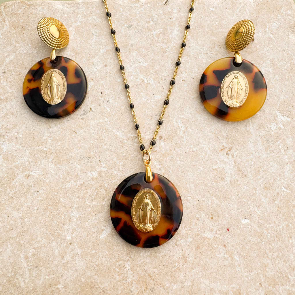 Fleur Nabert créations Boucles d'oreilles Miraculeuse Écaille MetaobjectListDrop