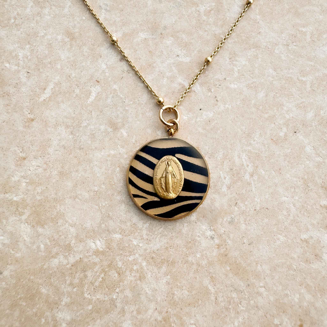 Zebra Miraculous Medal