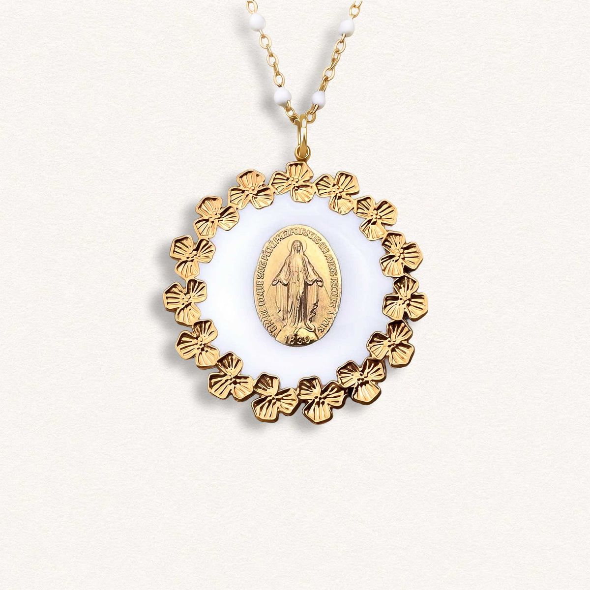 Queen of the Sky Necklace - White