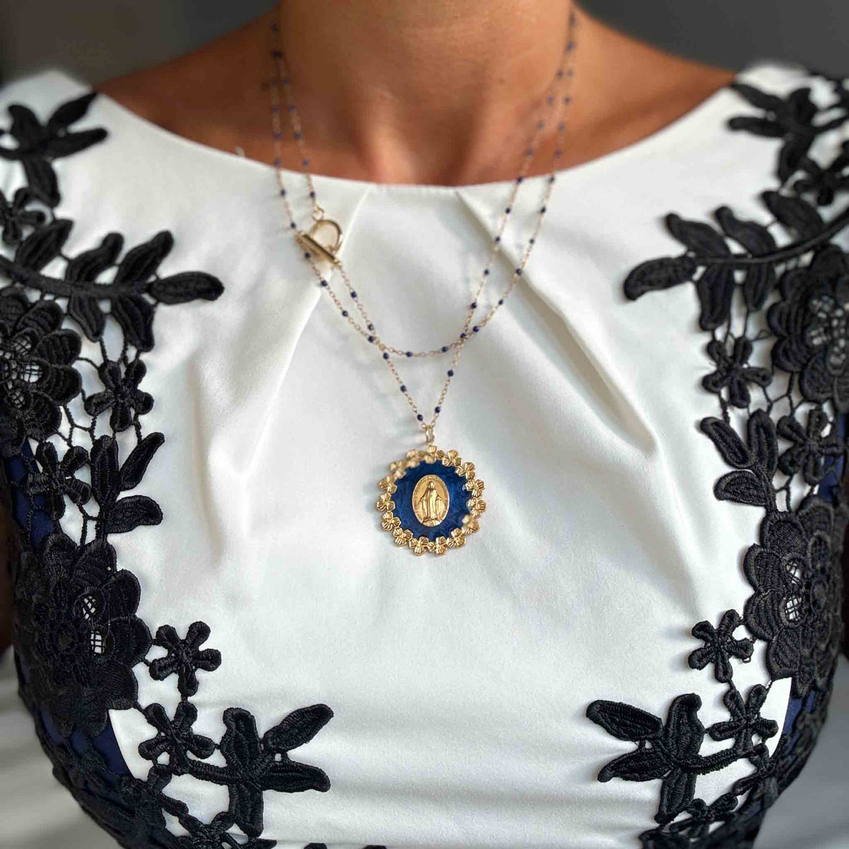 Queen of the Sky Necklace - Blue