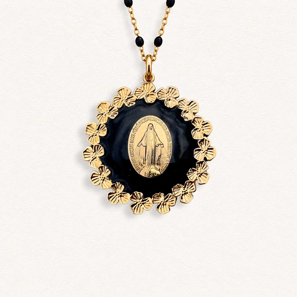 Fleur Nabert créations Collier Reine du Ciel - Noir MetaobjectListDrop