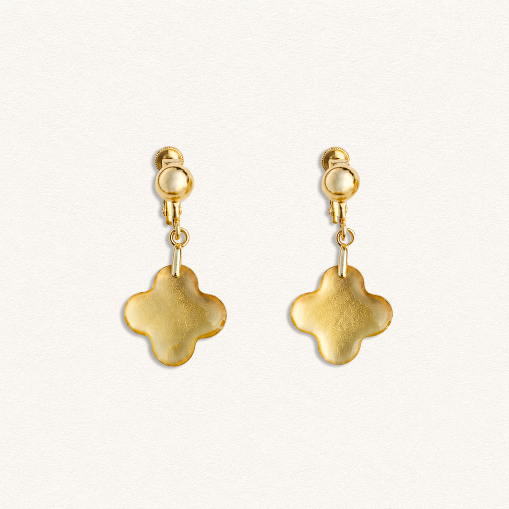 Fleur Nabert créations Boucles d'oreilles Croix de Gloire - Or MetaobjectListDrop