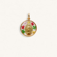 Load image into Gallery viewer, Mini Flowered Miraculous Medal 
