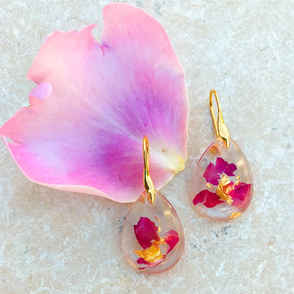 Boucles d'oreilles Sainte Thérèse