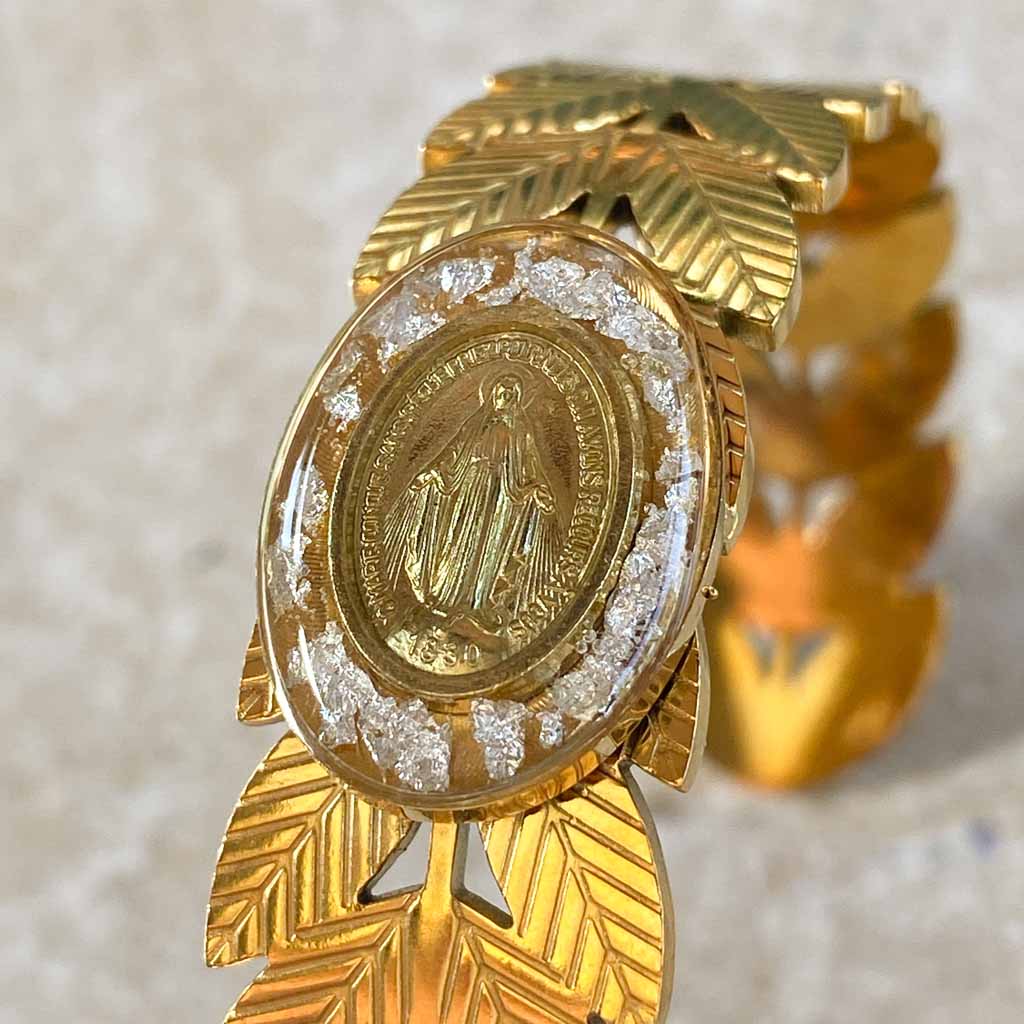 Miraculous Medal Cuff Bracelet