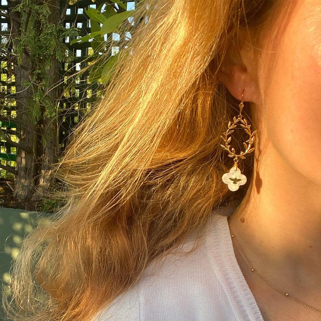 Fleur Nabert créations Dove of Peace Earrings MetaobjectListDrop