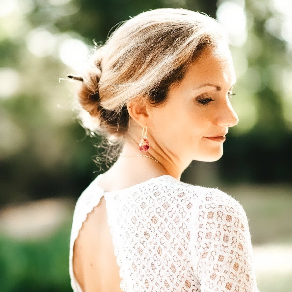 Boucles d'oreilles Sainte Thérèse