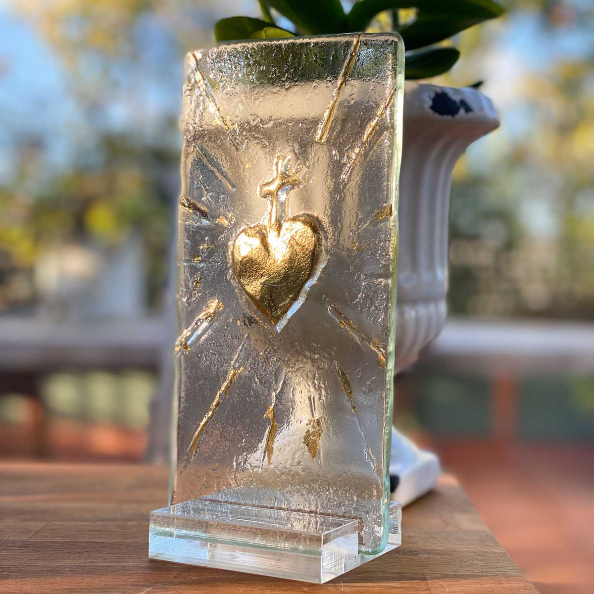 Sacred Heart of Gold Icon