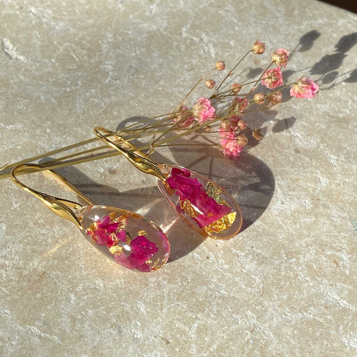 Rose Petite Drop Earrings