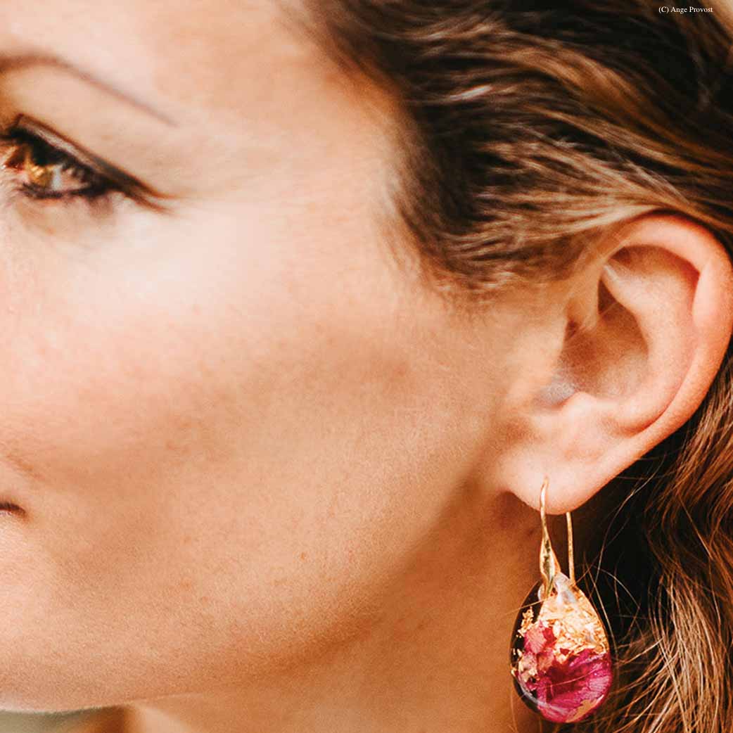 Boucles d'oreilles Sainte Thérèse