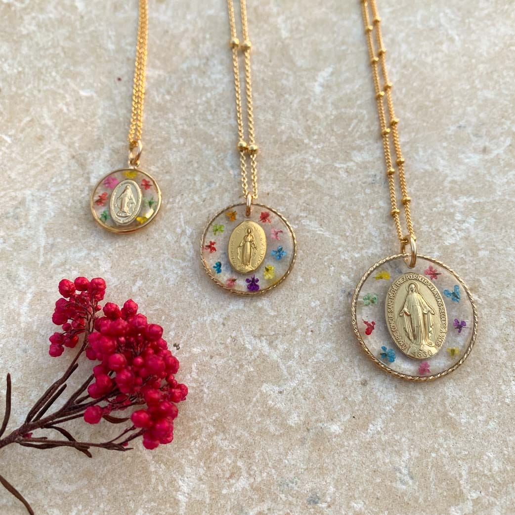 Miraculous Flowered Medal - Large